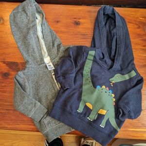 2 Carter's Sweatshirts Size 3 month